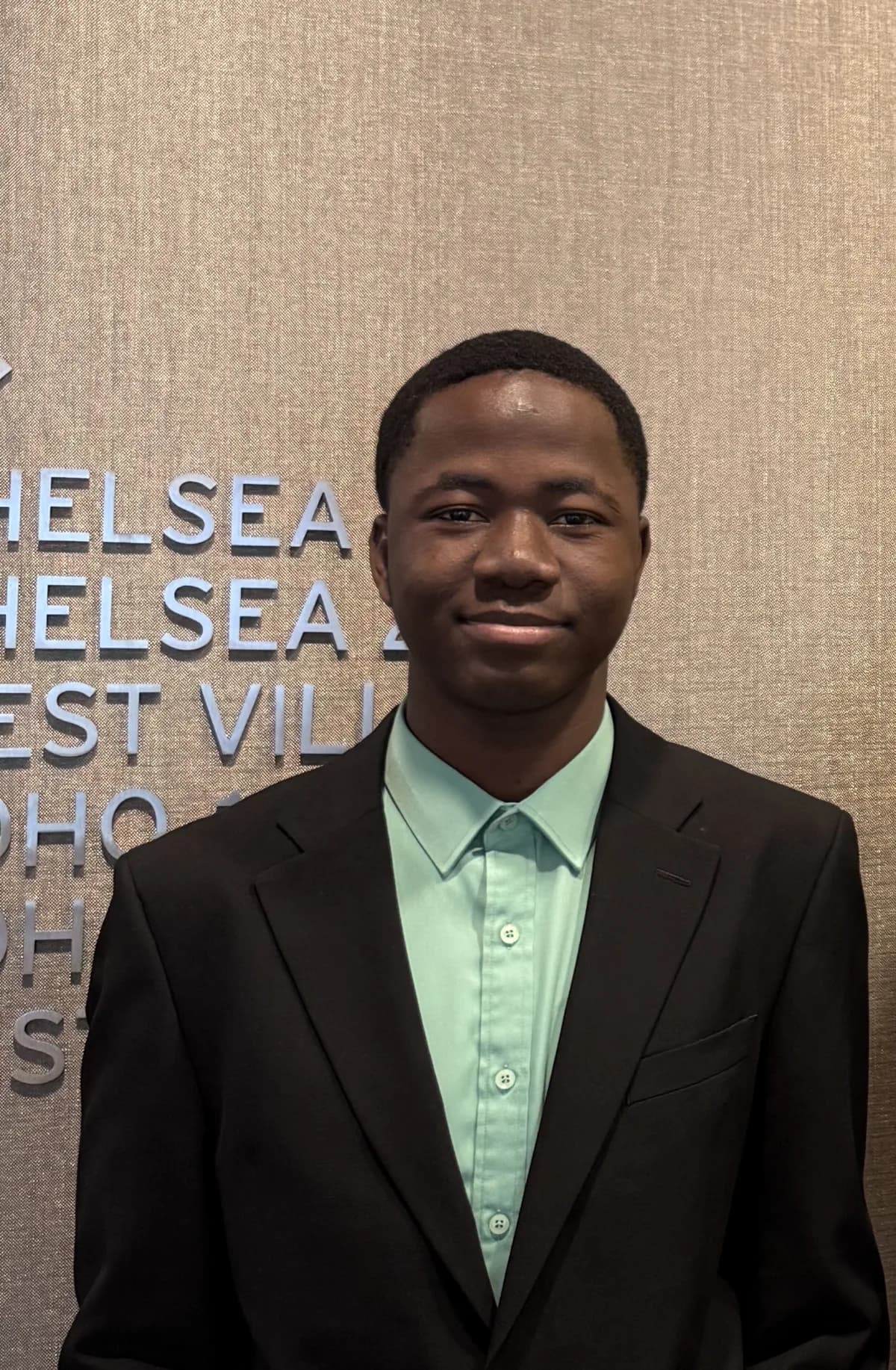 Mohammed Saabiq Abdulai standing on campus